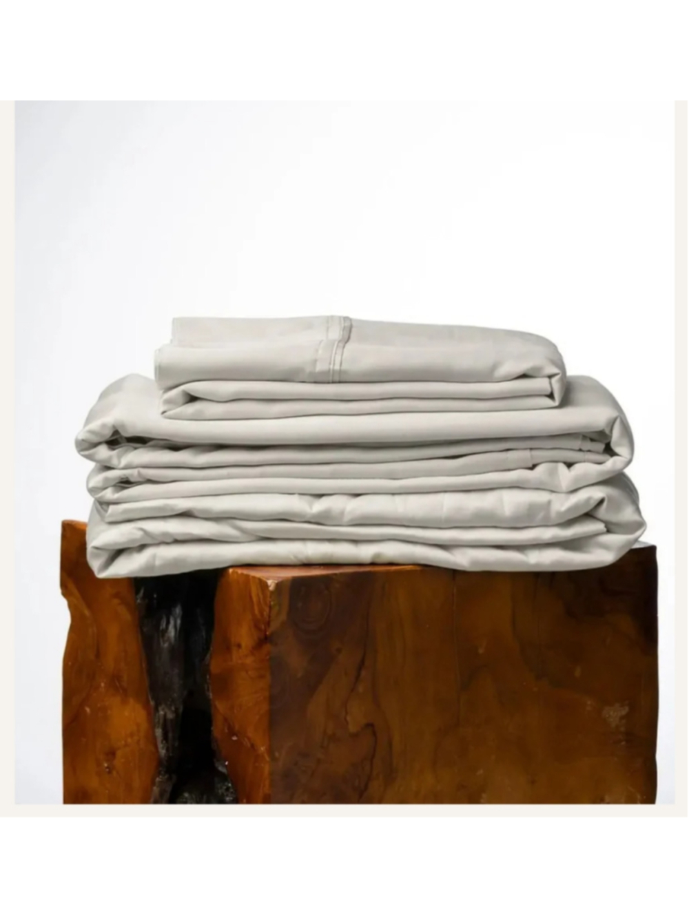 OliveCrate Eucalyptus Split King Sheet Set – Cooling Hypoallergenic Oatmeal
